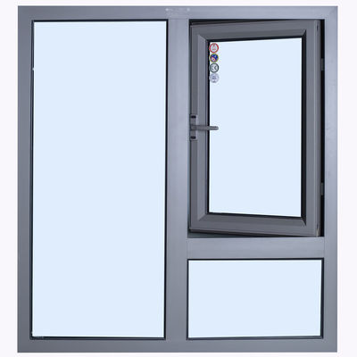 품질  Folding Screen 1 Hour /1.5 Hour Cutoff Bridge Aluminum Alloy Fire Proof Glass Casement Window 공장