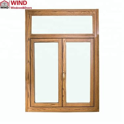 품질  Swing CE Certification Airtight Aluminum Clad Timber Flush Profile Casement Windows 공장